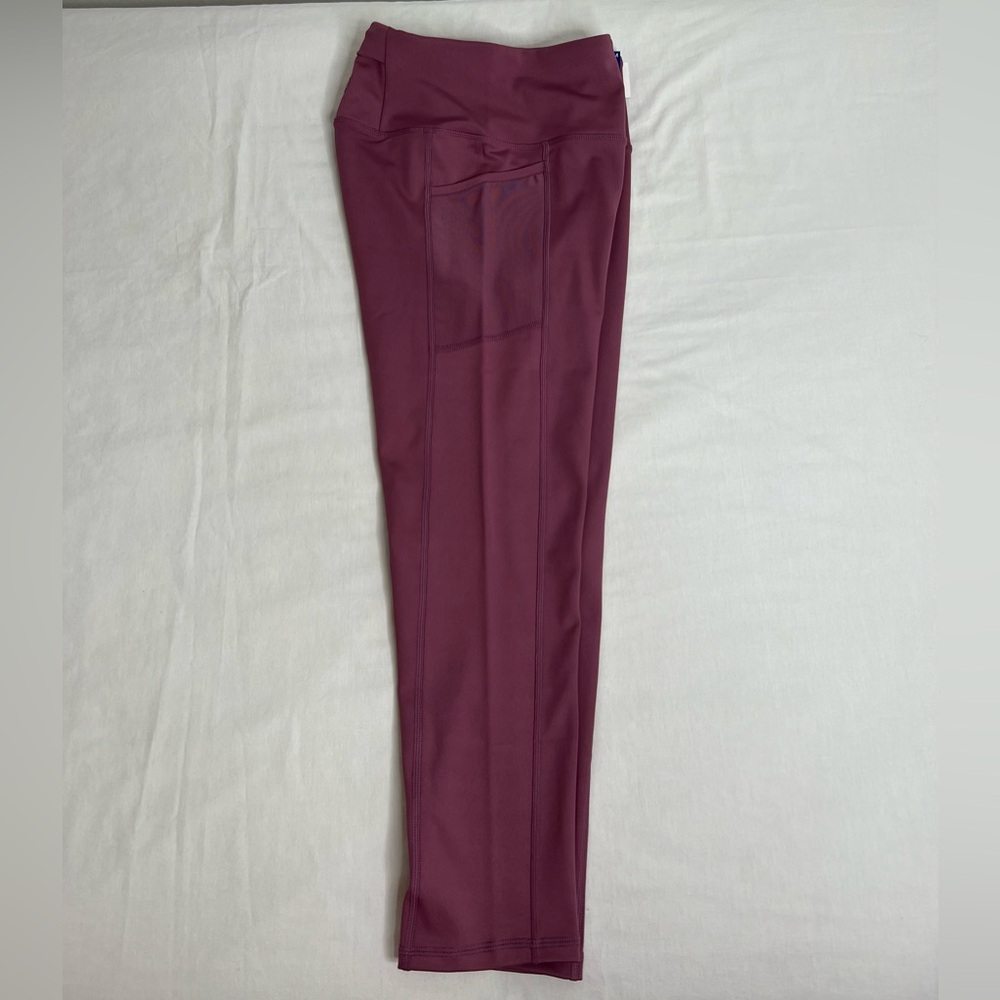 NWT Aeropostale Sport Women's Plum Purple Hi Rise Leggings Size Medium - Picture 4 of 6